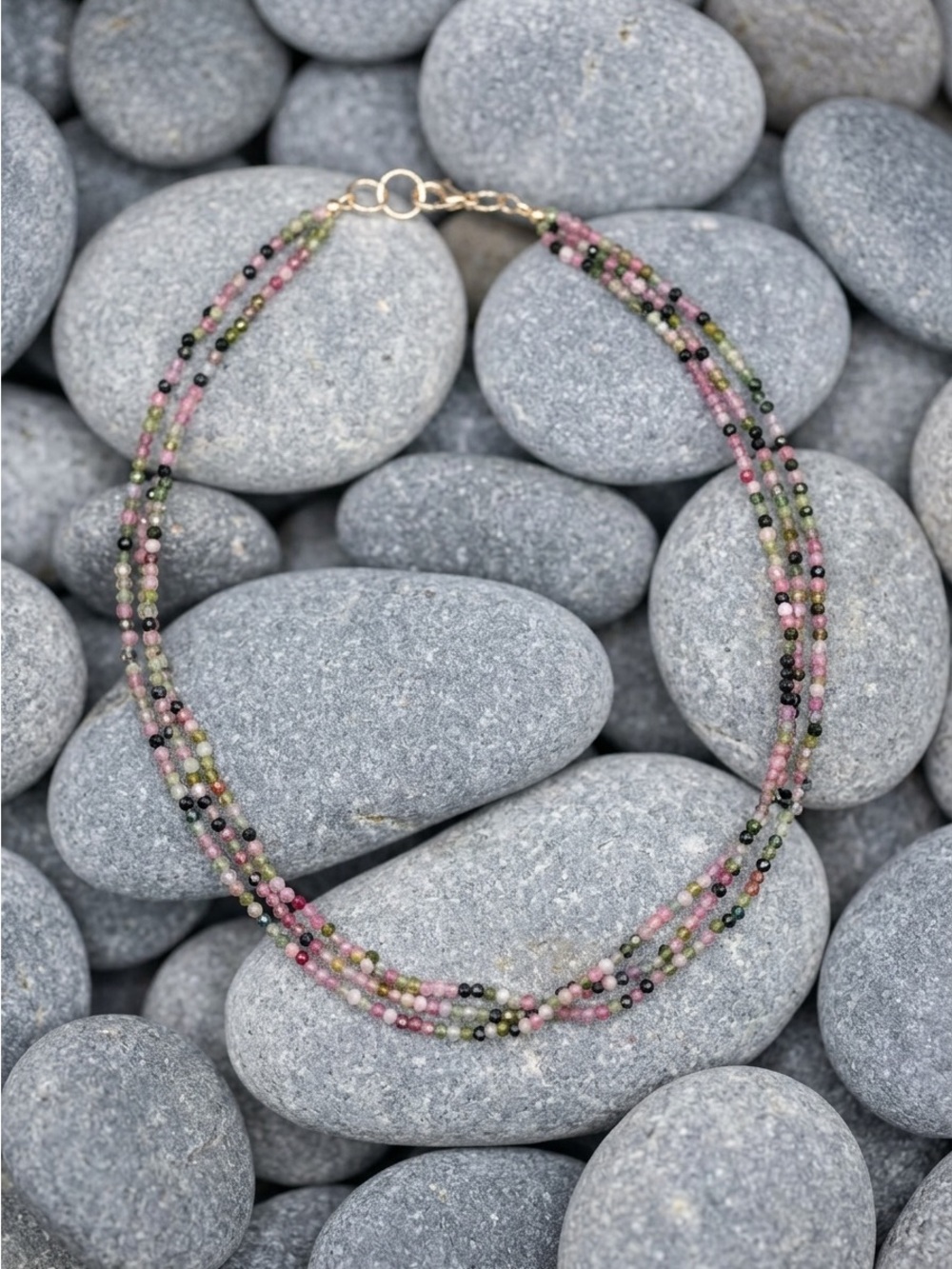 NWOT Multistrand Tourmaline Necklace
